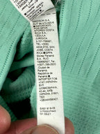 Athleta Flurry Blizzard Turtleneck Womens Mint Green Thumbhole Seamless Sz M