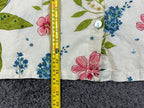Hot Cotton by Marc Ware Women's 100% Linen Floral Short Sleeve Shirt XL