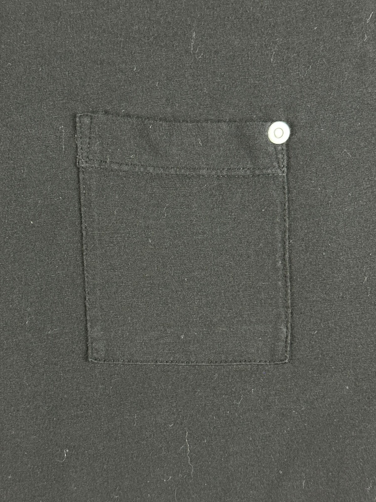 Baldwin Mens XL Black Modal Cotton Short Sleeve Pocket T-Shirt USA