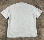 Theory Men Murray Linen Blend Shirt Short Sleeve Light Blue Button Up Sz XL
