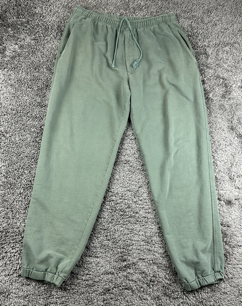 Vintage The Territory Ahead Mens L Green 100% Cotton Jogger Sweatpants