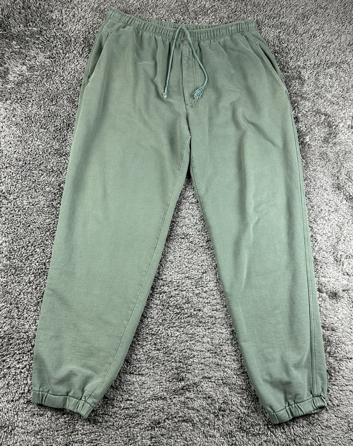 Vintage The Territory Ahead Mens L Green 100% Cotton Jogger Sweatpants