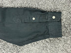 Ralph Lauren Mens XL Black Button Down Shirt Purple Pony Long Sleeve Casual