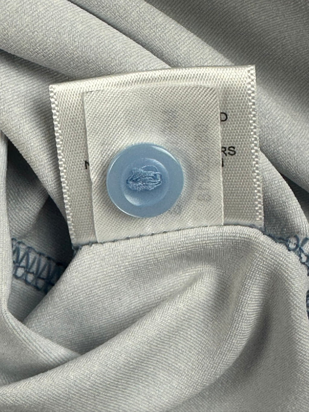 Peter Millar Mens XL Light Blue Micro Dot Performance Golf Polo Shirt Stretch