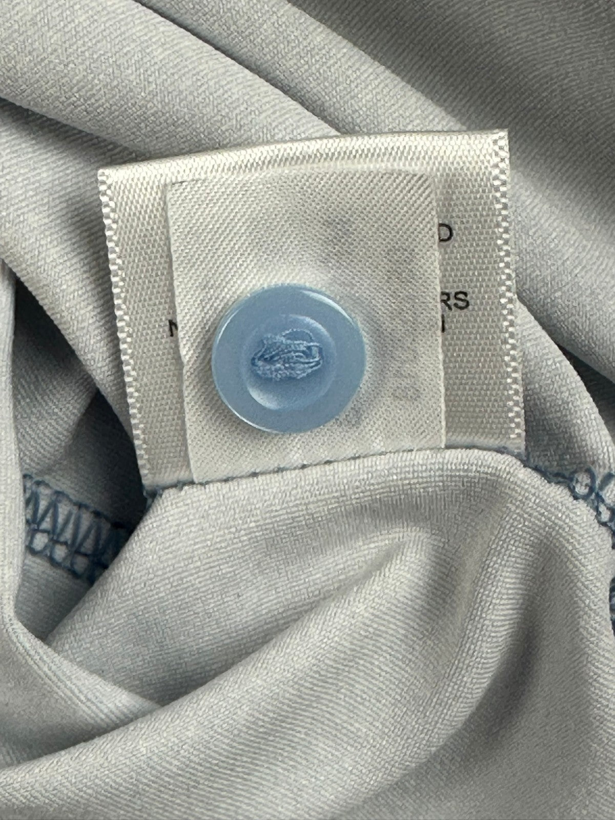 Peter Millar Mens XL Light Blue Micro Dot Performance Golf Polo Shirt Stretch