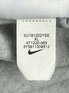 Nike Mens XL Heather Grey Elite World Long Sleeve T-Shirt Dri-Fit