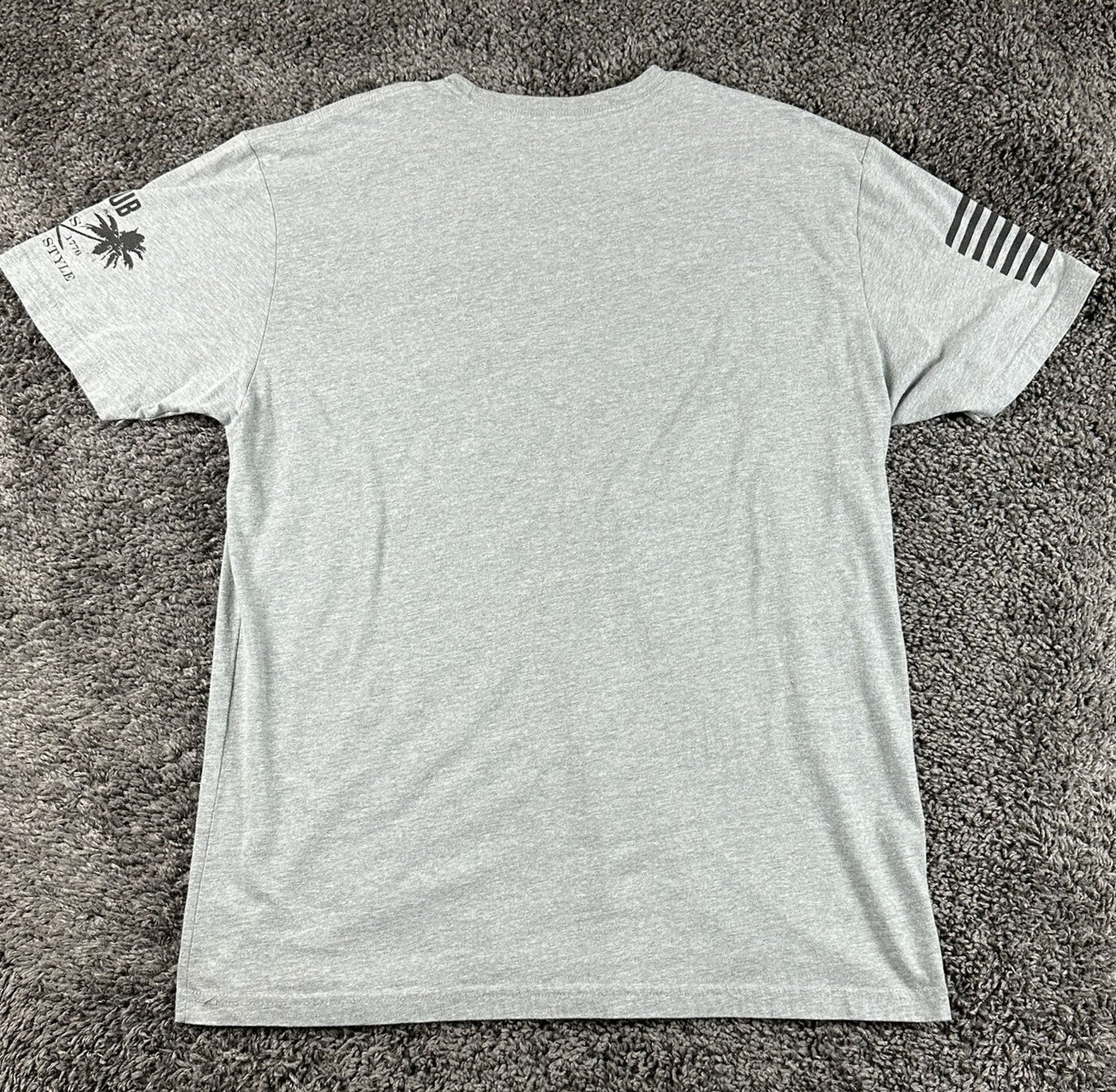 Grunt Style Send It Mortar Shirt Mens Gray Military Patriotic Graphic Tee Sz XL