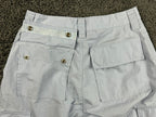 Alexander Wang Womens M High-Waisted Cotton Cargo Pants Light Blue