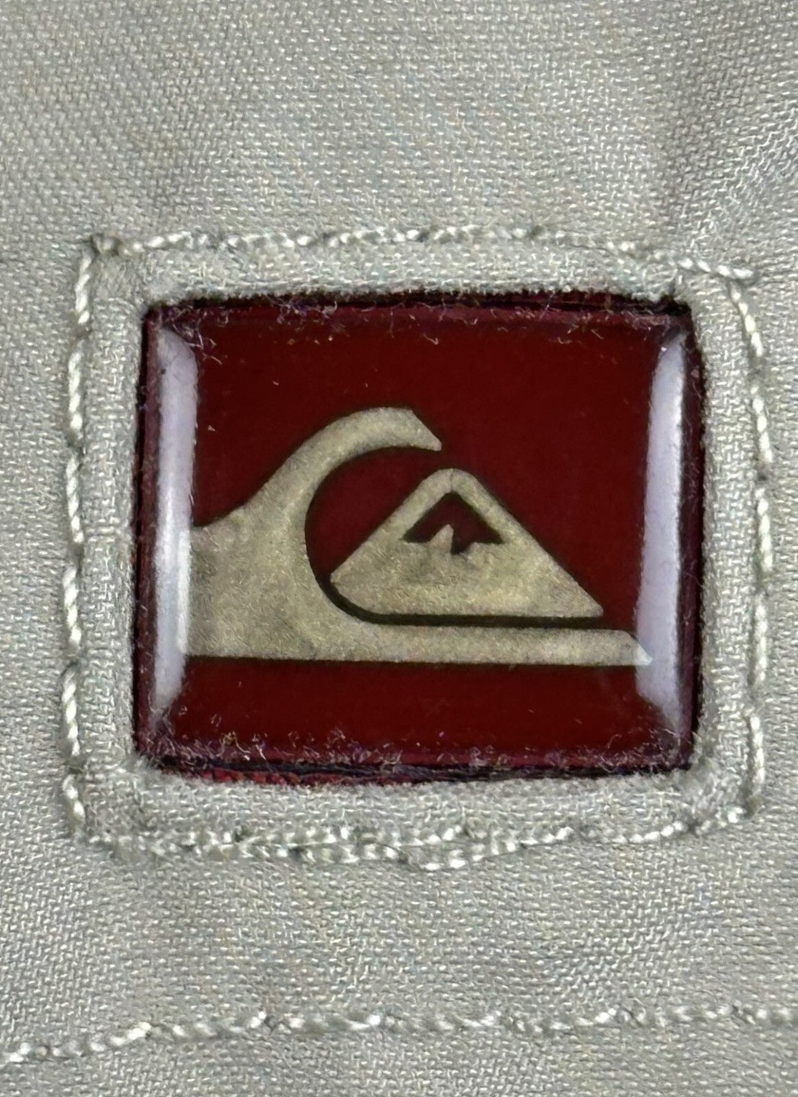 Vintage Quiksilver Cargo Shorts Men 41 Waist Tan Drawstring Y2K Sz L