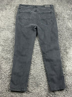 American Eagle AirFlex+ Jeans Mens Black Gray Distressed Stretch Denim Sz 34x32