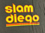 BreakingT Slam Diego T Shirt Mens XL Brown Heather Padres Baseball Graphic Tee