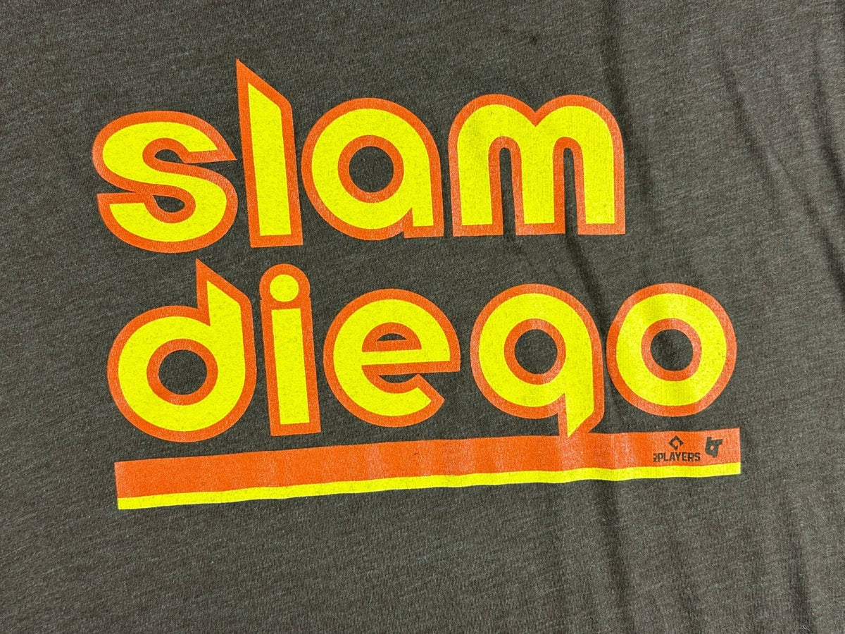 BreakingT Slam Diego T Shirt Mens XL Brown Heather Padres Baseball Graphic Tee
