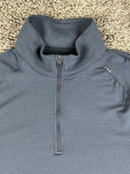 Lululemon Mens L Drysense Training Half Zip Pullover Navy Blue