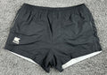 KooGa Rugby Shorts Mens Small Black Pockets Elastic Waist Training Athletic 32