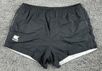 KooGa Rugby Shorts Mens Small Black Pockets Elastic Waist Training Athletic 32
