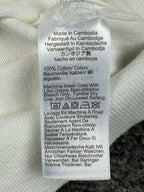 J.Crew Women's Cotton Johnny-Collar Long Sleeve Sweater White Medium