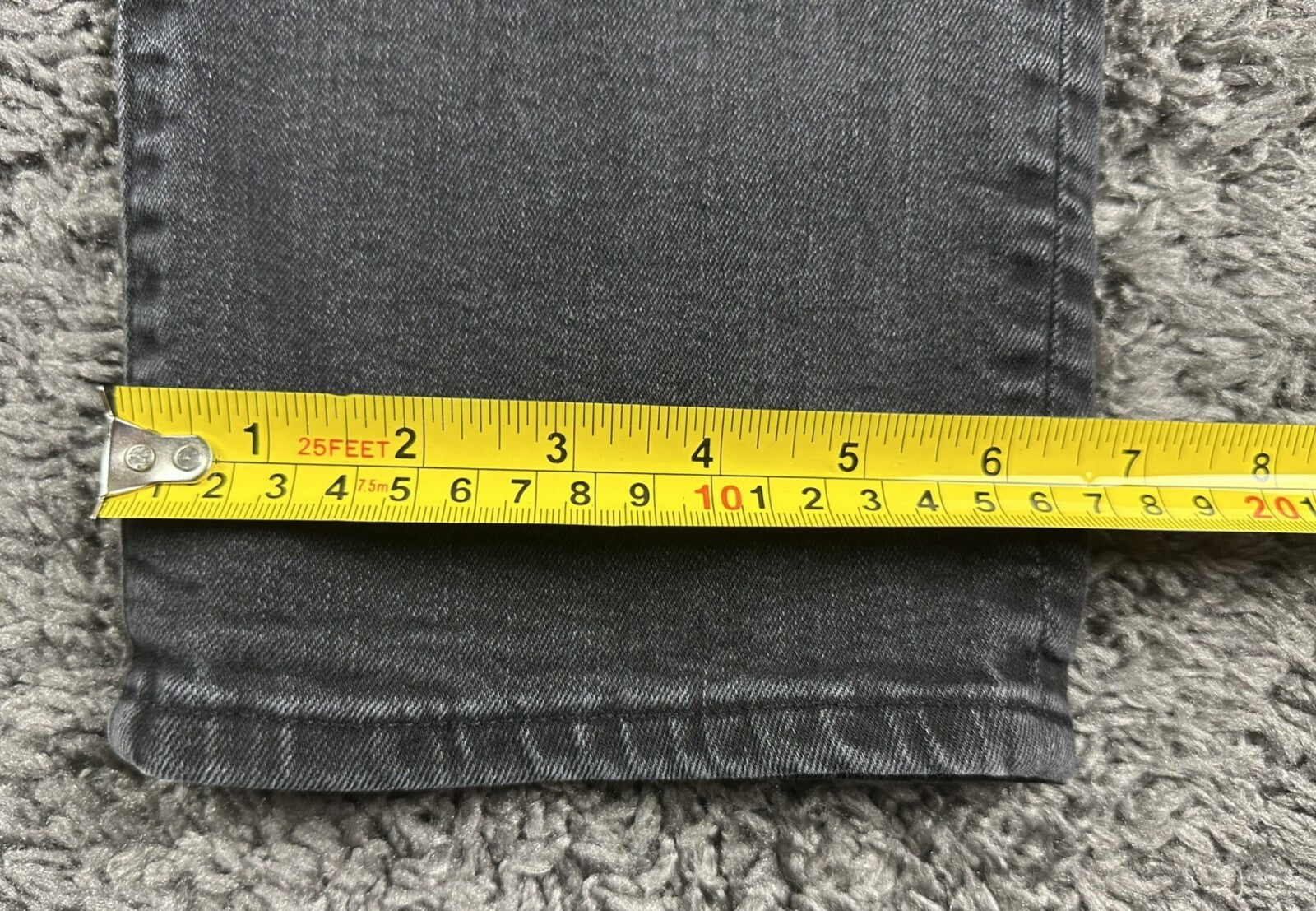 American Eagle AirFlex+ Jeans Mens Black Gray Distressed Stretch Denim Sz 34x32