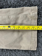 American Eagle Kick Boot Pants Women's Tan Stretch Flare Leg Y2K Sz 12