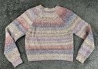 Rails Josie Space Dye Cardigan Sweater Womens S Amethyst V Neck Chunky Knit Soft