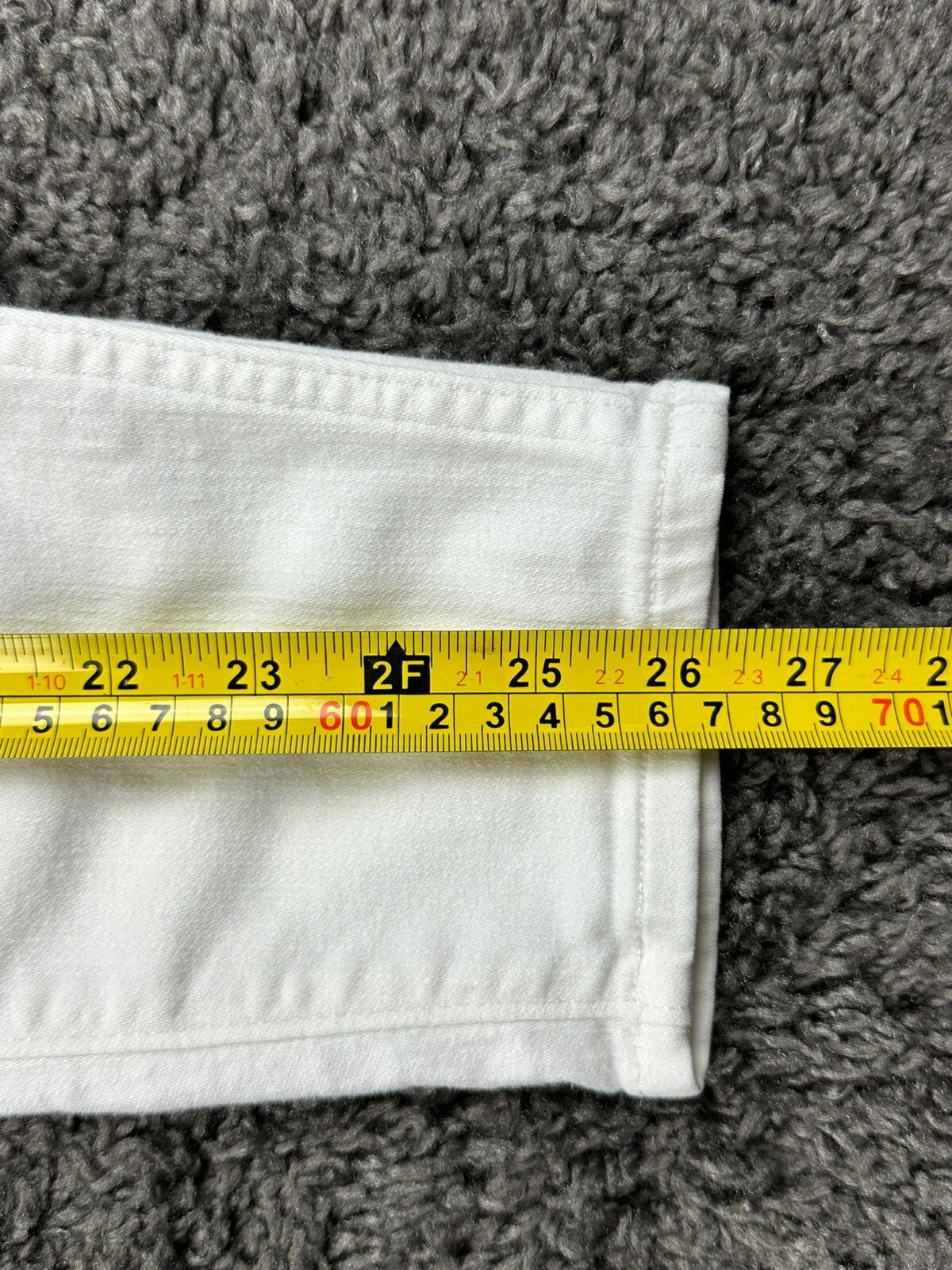 Madewell Womens 31P White 10" High-Rise Skinny Jeans Stretch