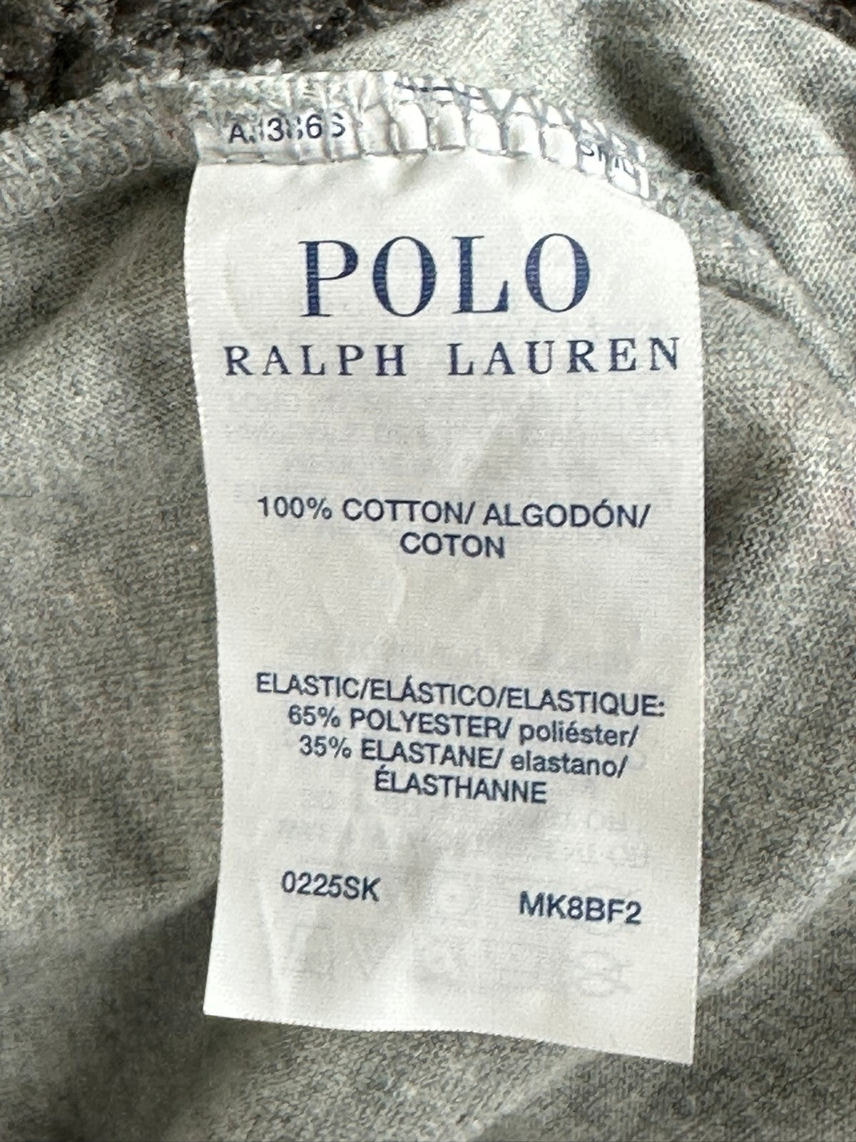 Polo Ralph Lauren Mens L Grey All-Over Print Polo Bear Sleepwear Jogger Pants