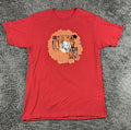 The Cure 2016 North American Tour Concert Band T-Shirt Red Sunburst Mens Medium