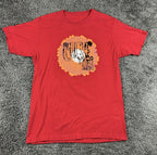 The Cure 2016 North American Tour Concert Band T-Shirt Red Sunburst Mens Medium