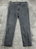 American Eagle AirFlex+ Jeans Mens Black Gray Distressed Stretch Denim Sz 34x32
