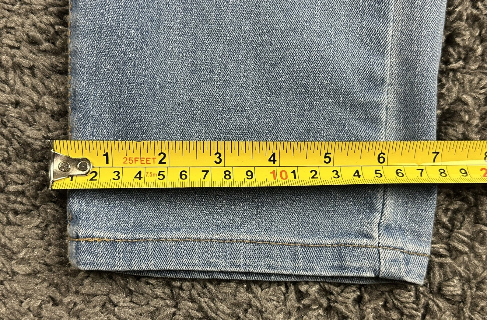 J Mail Jeans Mens Light Wash Straight Leg Stretch Denim Made in Korea Sz 32x32