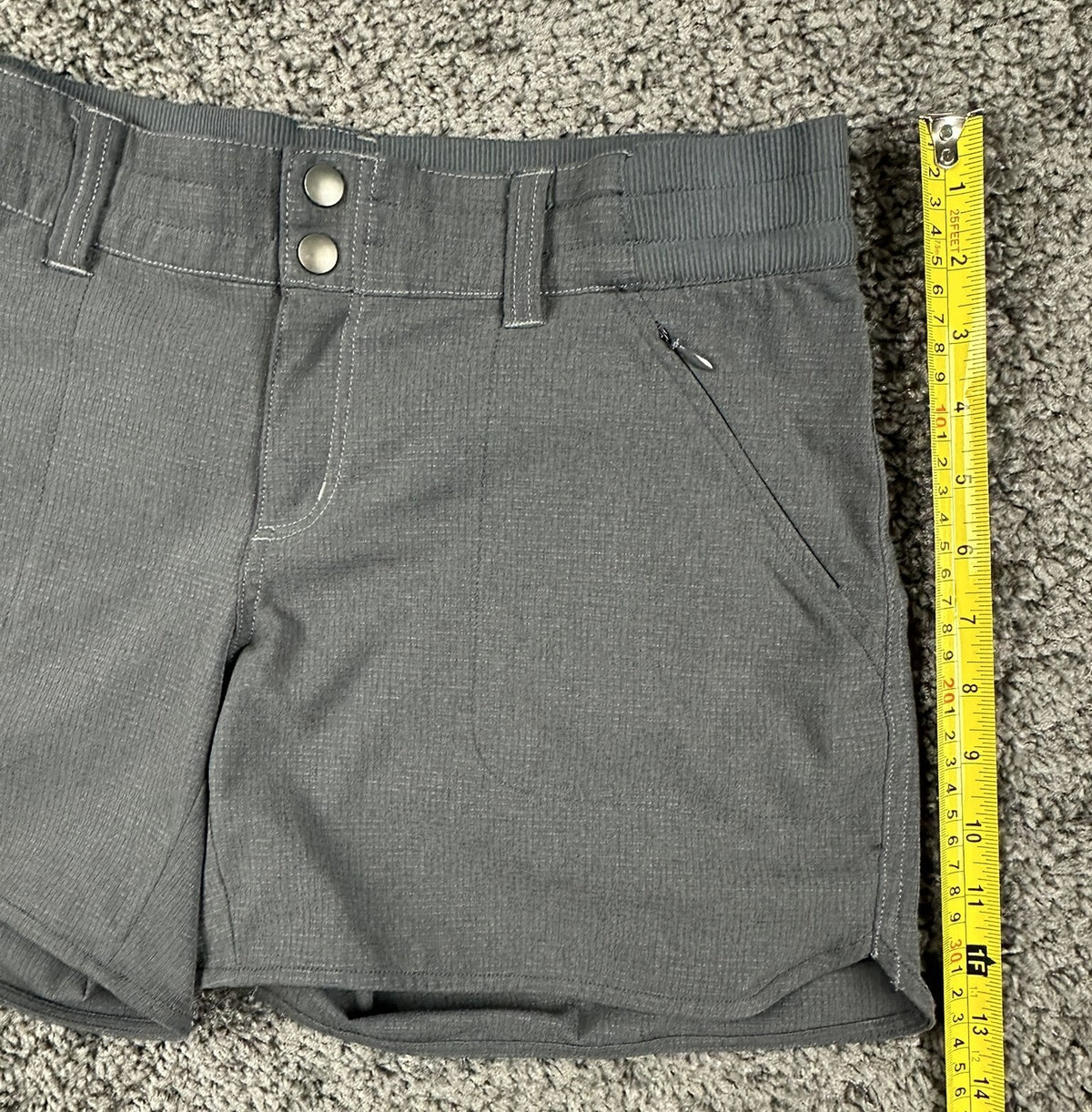 Kuhl Stretch Strattus Hiking Shorts Gray Size 6 Performance Pockets Athletic