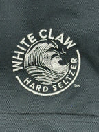 TravisMathew Mens L Black White Claw Hard Seltzer Golf Polo Shirt Short Sleeve