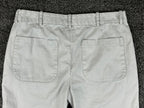 Outerknown Mens Beach Trouser Pants Gray Hemp Cotton Button Fly Sz 31