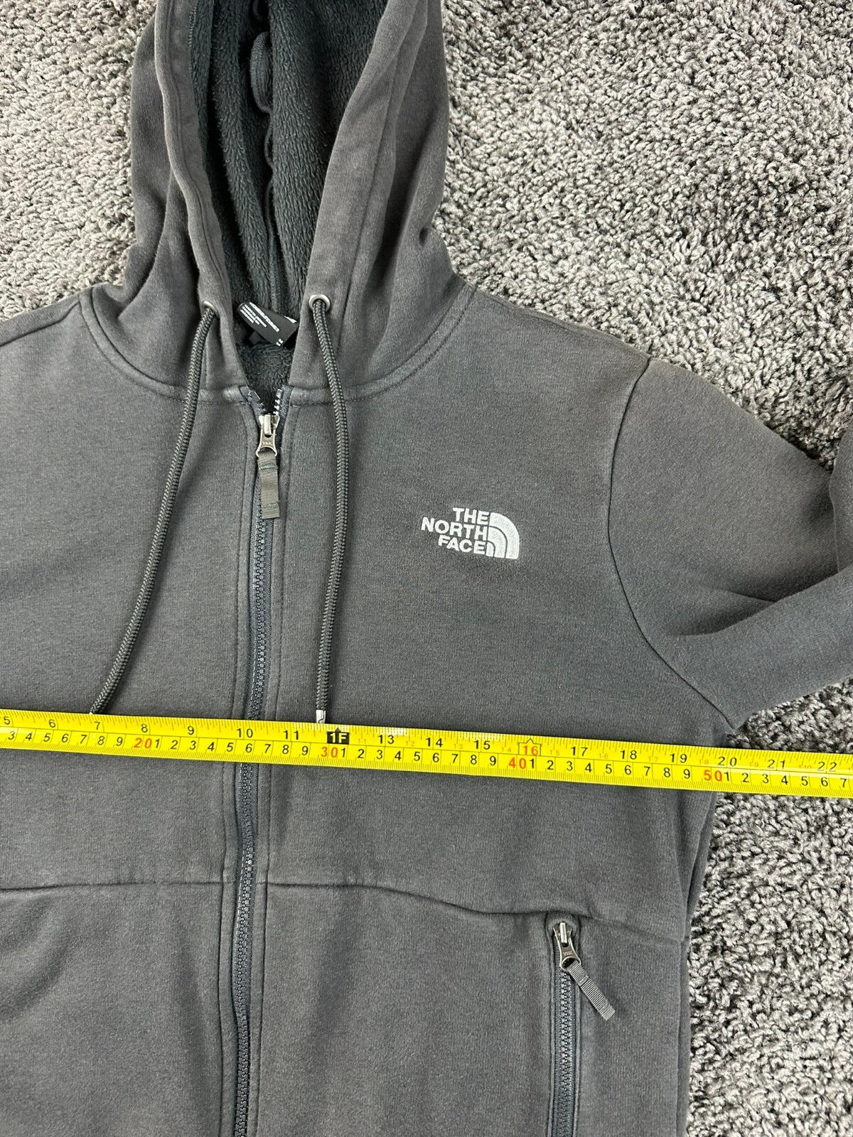 The North Face Women’s Everyday Full Zip Hoodie Gray Fleece Jacket Sz Medium