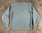 Mountain Hardwear Mens S MHW Logo Pullover Crewneck Sweatshirt Blue Slate Grey