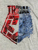 Tribal Gear Streetwear Graphic T Shirt Mens L Heather Gray