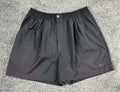 Vintage Adidas Mens XL Black Tennis Golf Athletic Shorts Elastic Zip Fly Y2K