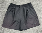 Vintage Adidas Mens XL Black Tennis Golf Athletic Shorts Elastic Zip Fly Y2K