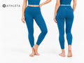 Athleta Womens XS Ultra High Rise Elation 7/8 Tight Leggings Blue Yoga