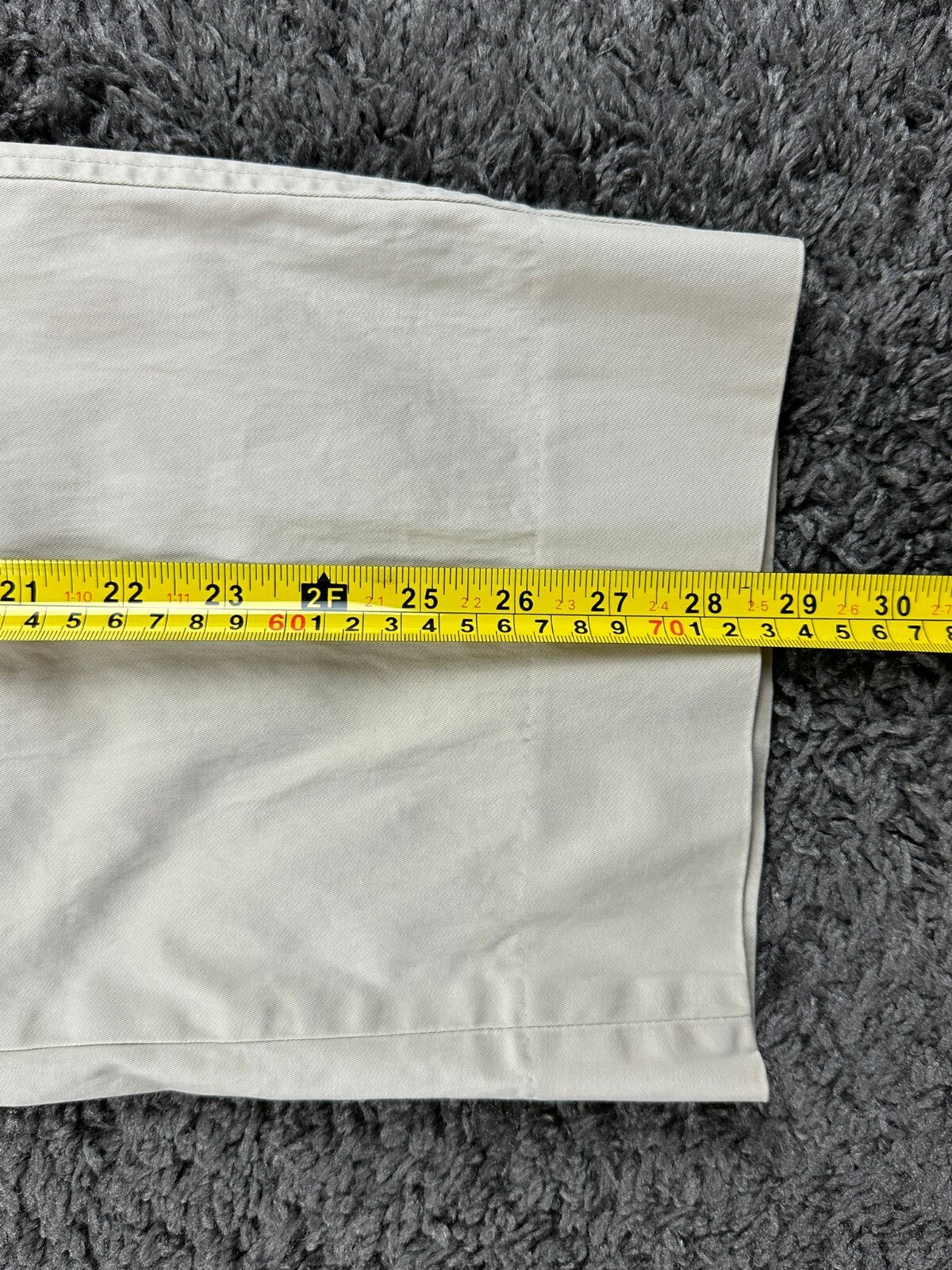 Faconnable Mens Chino Pants Flat Front Beige Tan Cotton Stretch Trousers Sz 38