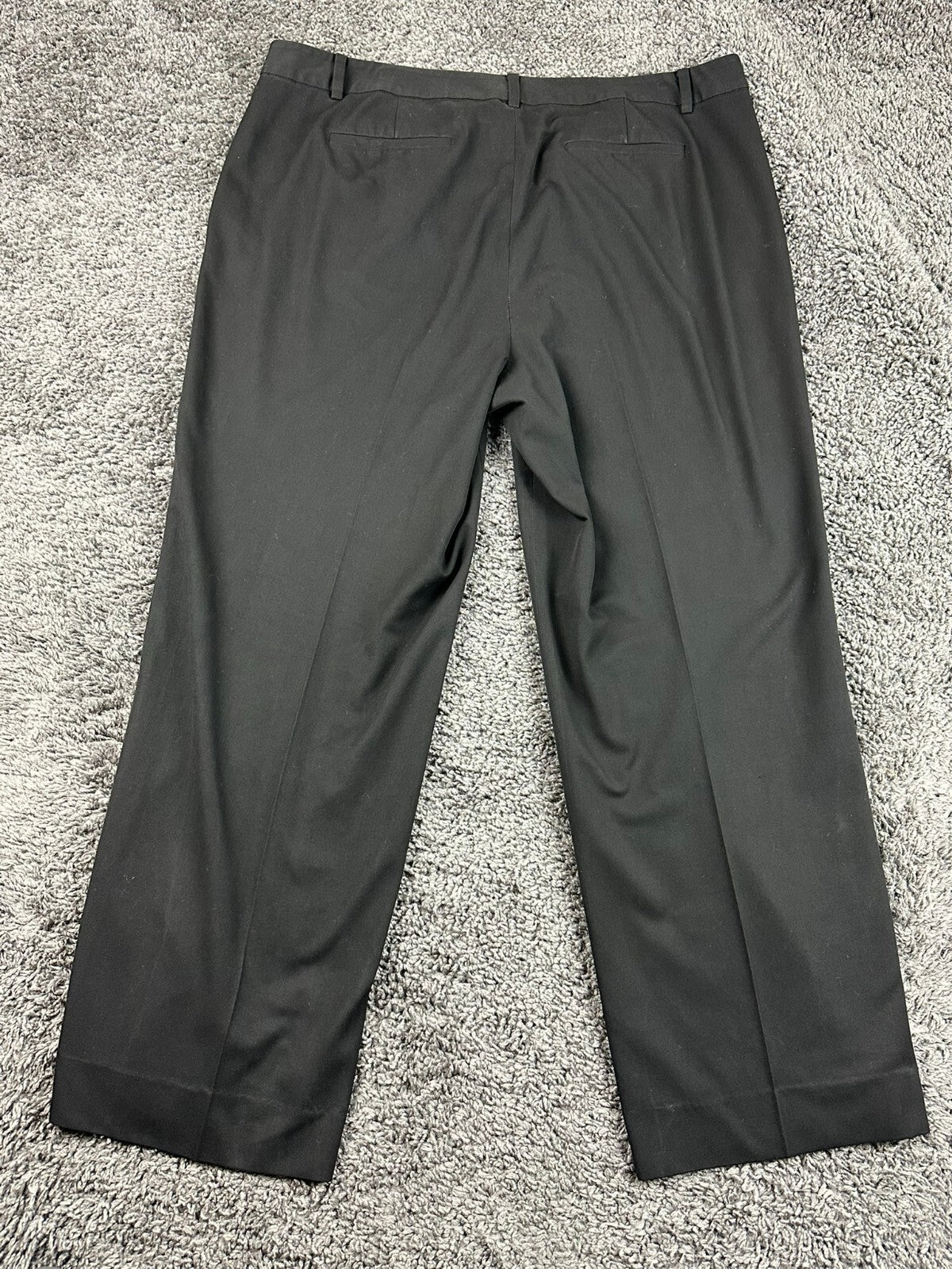 Lauren Ralph Lauren Andover Pants Black Stretch Dress Trousers Plus Size 18W