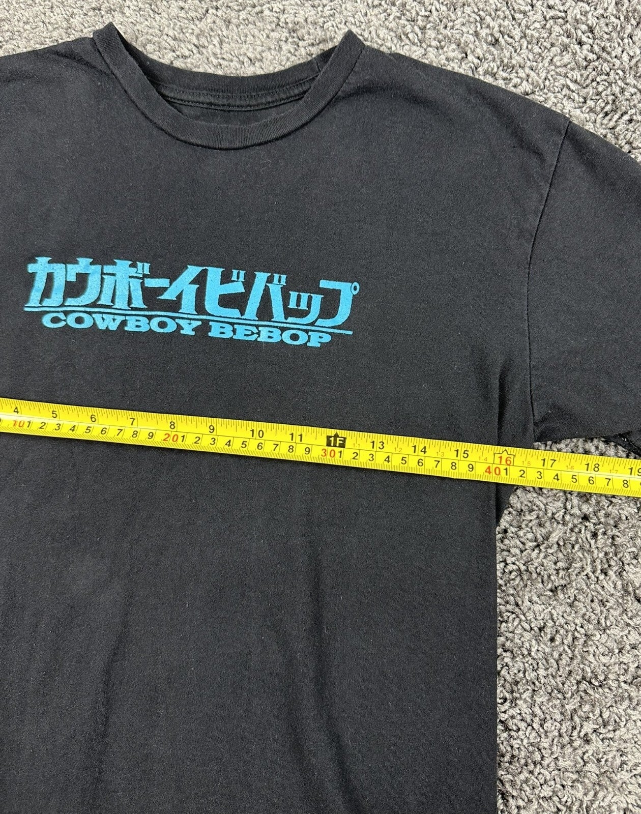 Cowboy Bebop Shirt Black BoxLunch Anime Graphic Crew Tee Spike Faye Sz Small