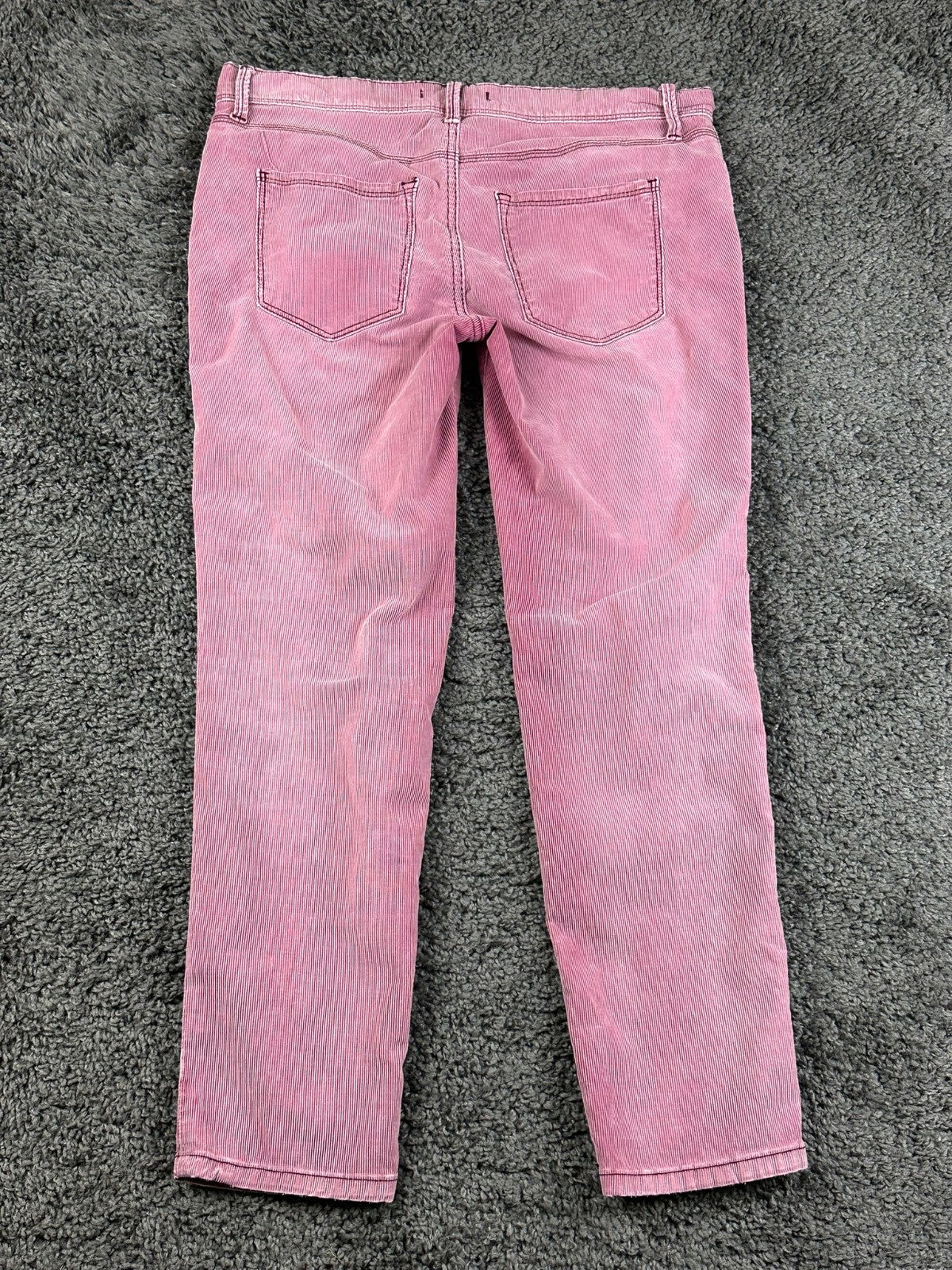 Free People Corduroy Pants Womens Size 28 Pink Slim Fit Stretch Mid Rise Jeans