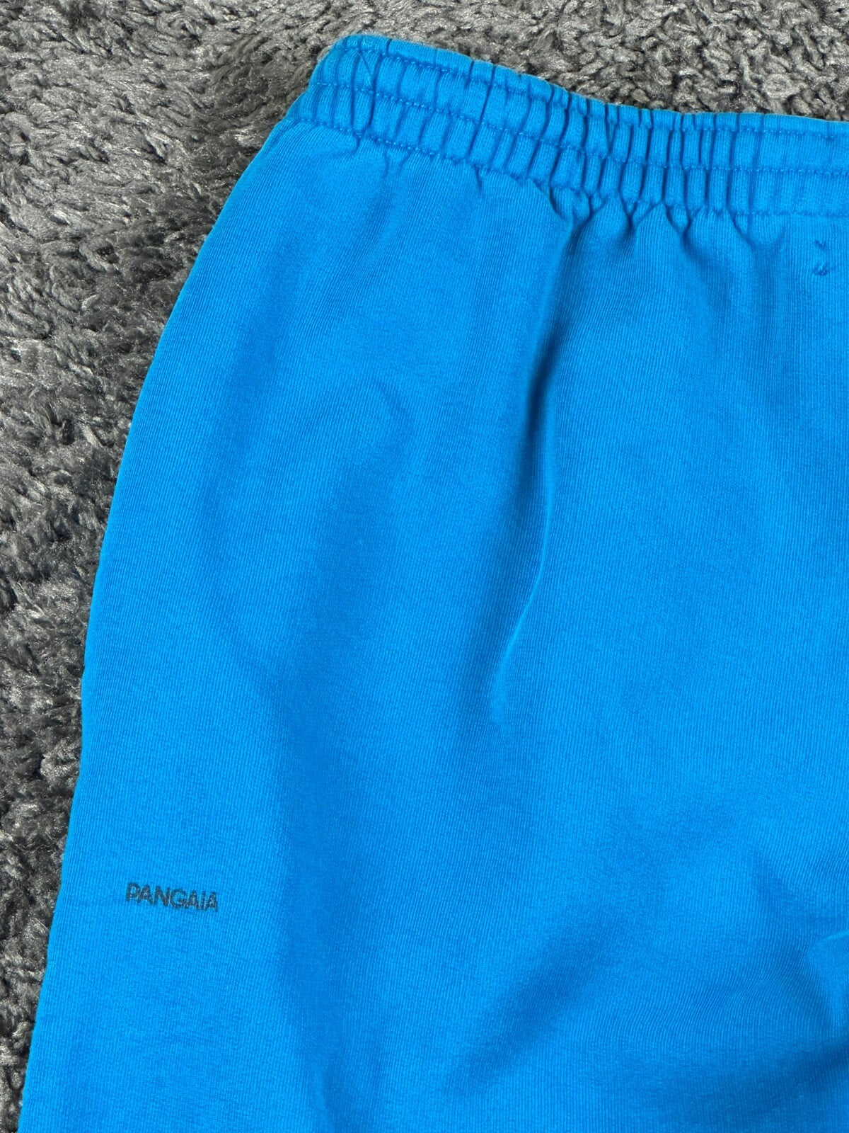 PANGAIA Track Pants Small Blue Organic Cotton Sweatpants Joggers Cuffed 365