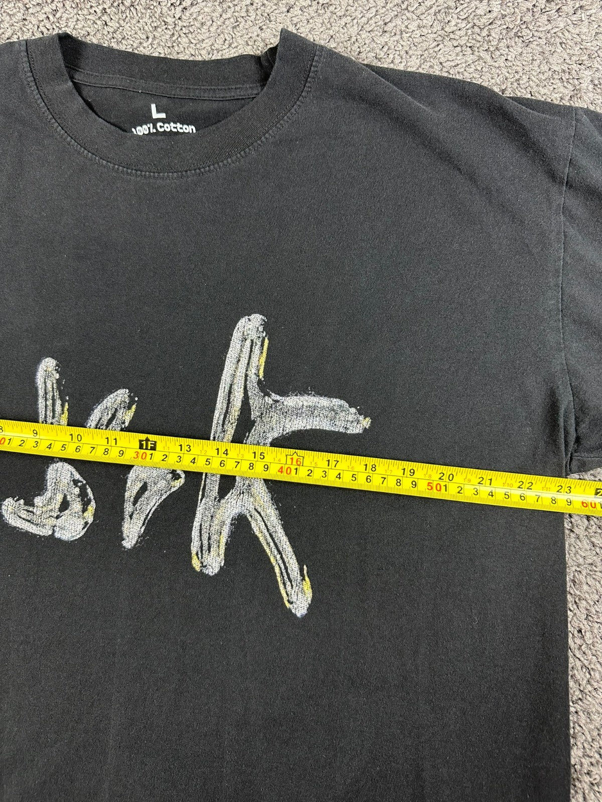 Bjork Human Behavior Debut Band Graphic T-Shirt Mens Large Black Made in USA
