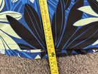 Vintage Hilo Hattie Womens Small Blue Tropical Floral Print A-Line Sundress