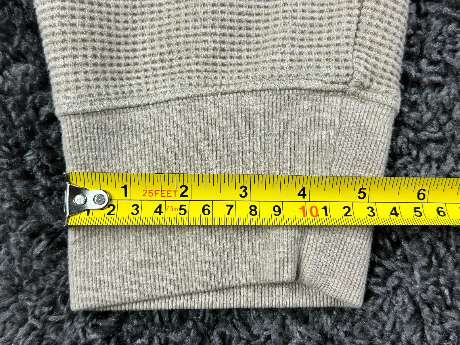 Athleta Coaster Luxe Waffle Jogger Pants Womens Beige High Rise Tencel Sz M