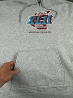 Reebok Super Bowl XLII 2008 Hoodie Mens Gray Giants Patriots NFL Vintage Sz XL