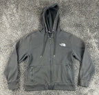 The North Face Women’s Everyday Full Zip Hoodie Gray Fleece Jacket Sz Medium