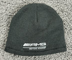 Mercedes AMG Driving Academy Beanie Hat Black Embroidered Logo Knit Winter