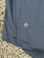 Lululemon Mens L Drysense Training Half Zip Pullover Navy Blue